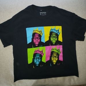 Notorious B.I.G. graphic cropped top